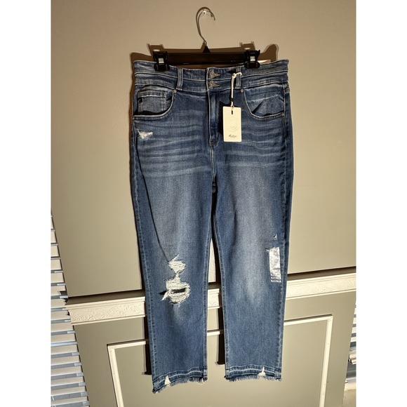 KanCan Denim - KanCan Size 15/31‎ Morgana High Ride Distressed Jeans NWT